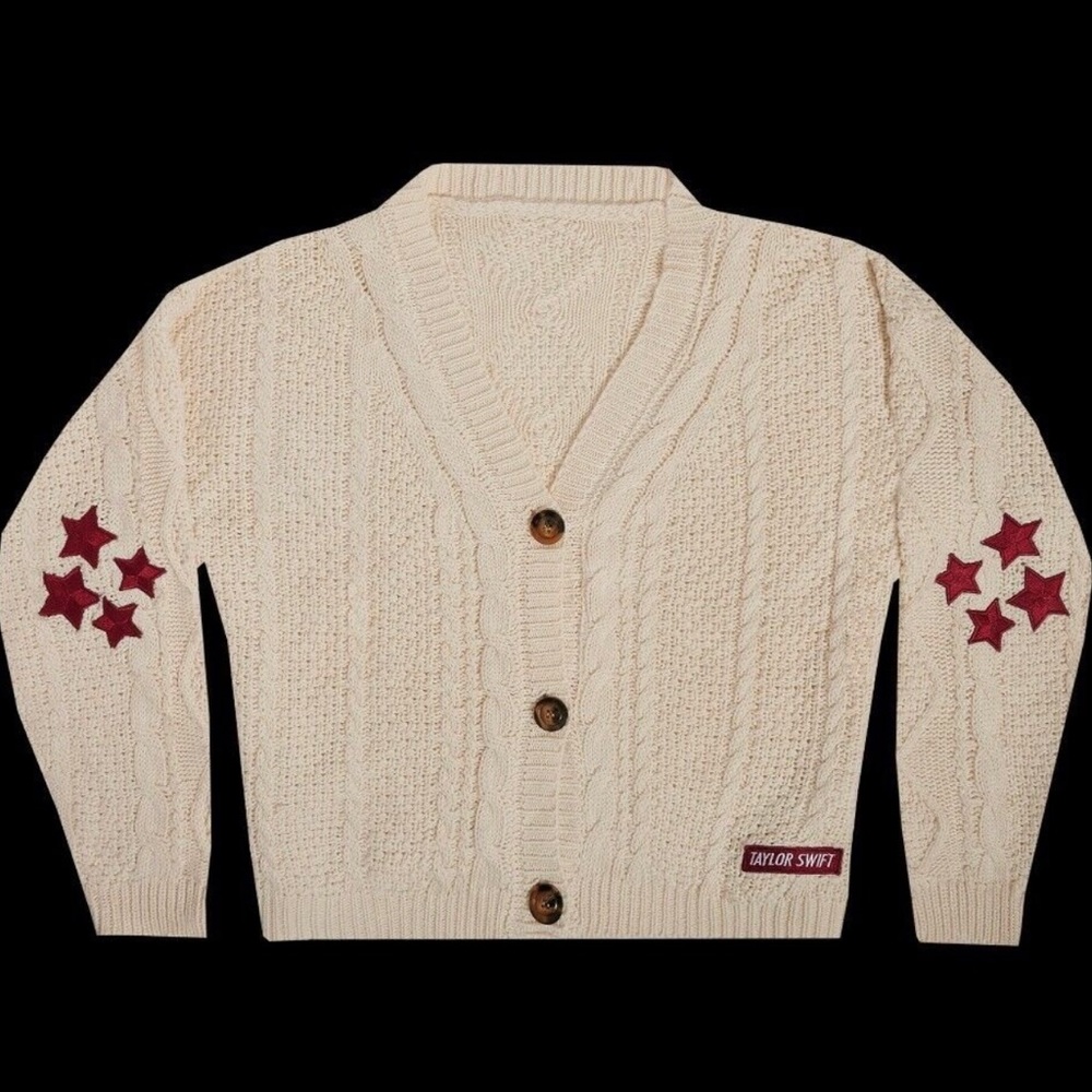 Taylor Swift The Cardigan Red M/L - Brand New & Sealed! Rare!